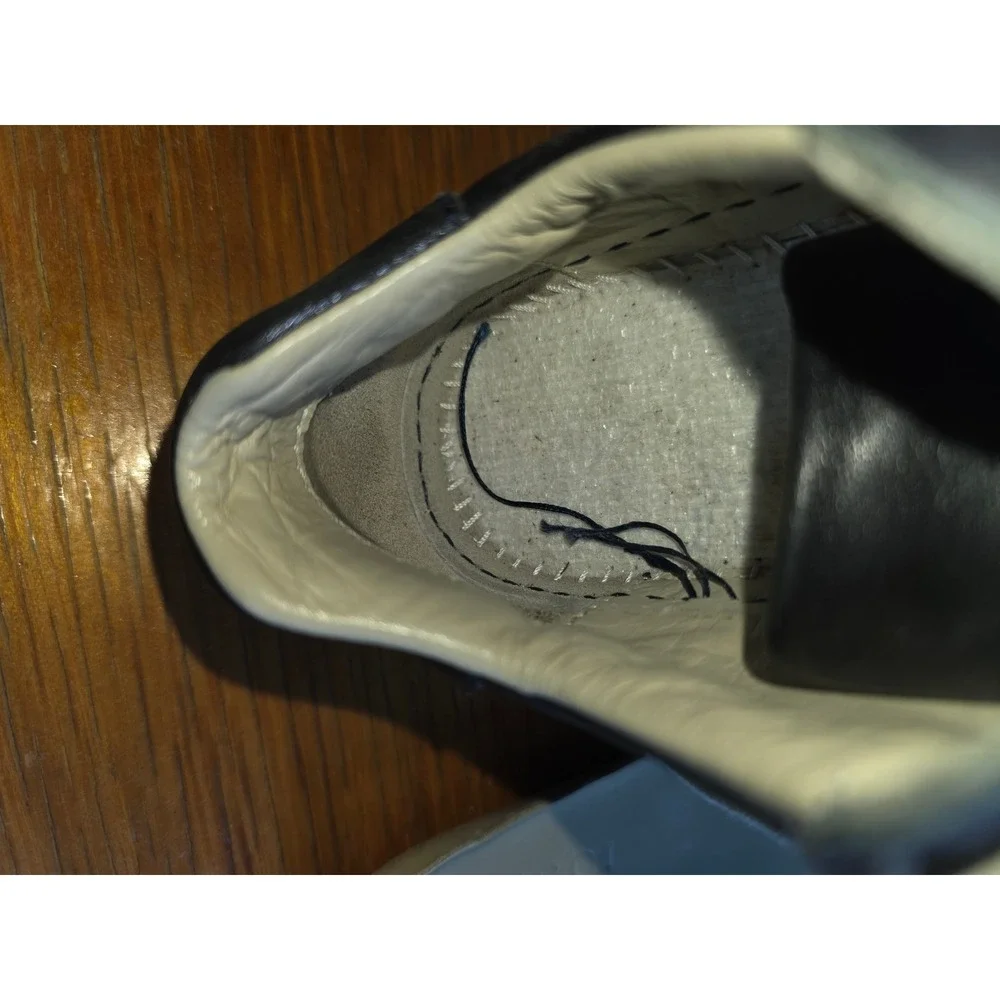 Gucci Ace Black Leather Logo Elastic Strap Sneakers Low Top Shoes‎ 523469